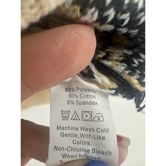 Romwe Ladies‎ Cable Knit Sweater Vest Preppy Tennis Golf V-Neck Size Small BB08 - Picture 4 of 9